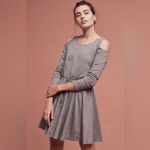 Anthropologie Lili’s Closet Grey Dress Size XS